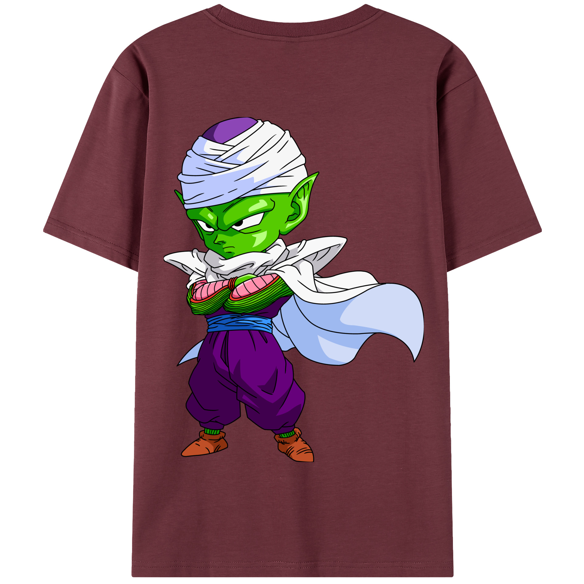 （画像用） ドラゴンボール ピッコロ DRAGON BALL Piccolo 綿100％半袖Tシャツ（背面プリント）
